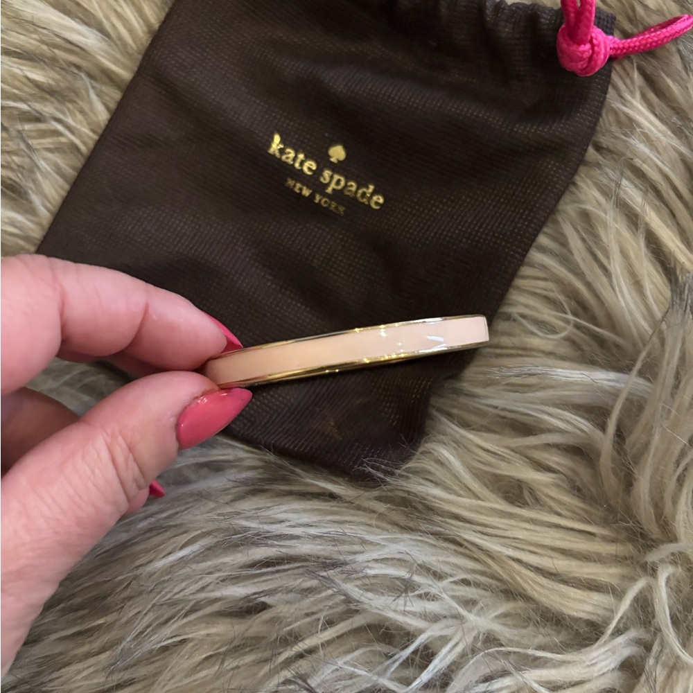 Kate Spade Gold and link pink Bracelet